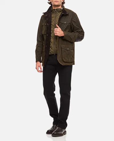 Shop Barbour Ogston Wax Jacket In Green