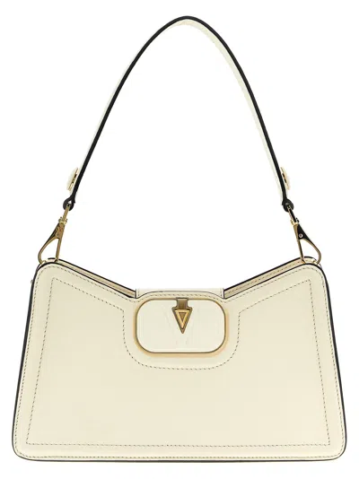 Valentino Vlogo Shoulder Bags White In White