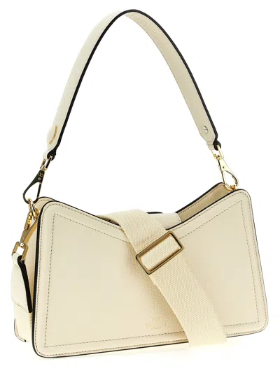 Valentino Vlogo Shoulder Bags White In White