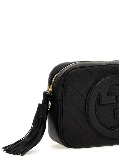 Shop Gucci Blondie Small Crossbody Bag In Black