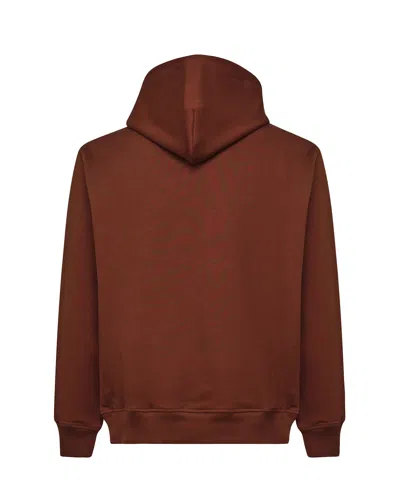 Drôle De Monsieur Le Crillon Hoodie In Dark Brown