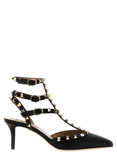 Shop Valentino Garavani Rockstud Pumps In Black