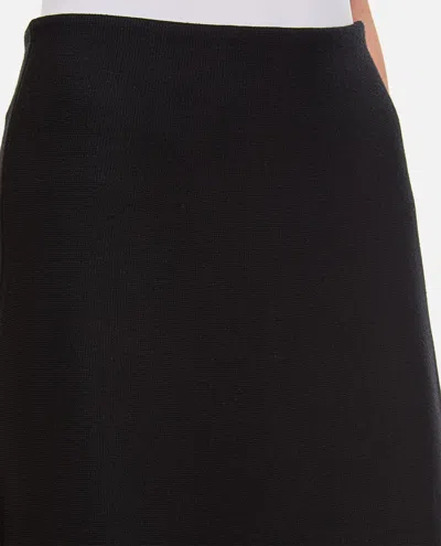 Gabriela Hearst Manuela Crepe Midi Skirt In Black