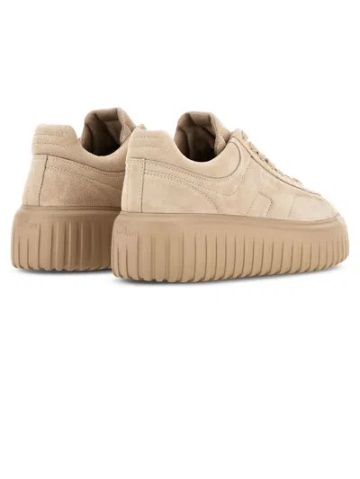 Shop Hogan Sneakers Beige