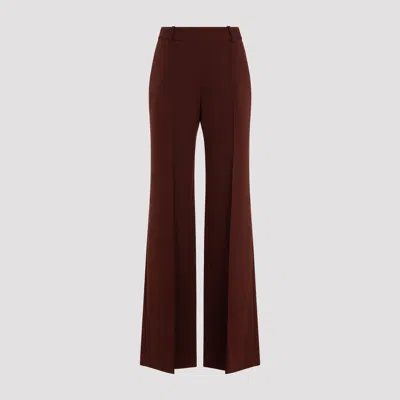 Shop Ermanno Scervino Pants In Burgundy