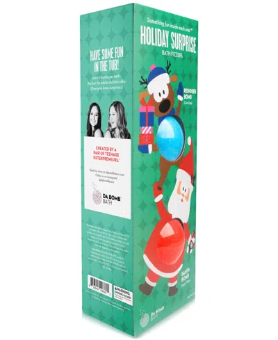Da Bomb 2-pc. Holiday Surprise Santa & Reindeer Bath Bombs Set In No Color