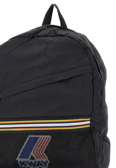 Shop K-way Le Vrai Francois Backpack Backpack In Black