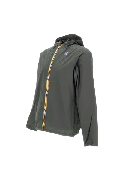 K-way Le Vrai 3.0 Claude Jacket In Green Blackish