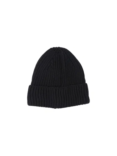 Shop C.p. Company Chrome-r Beanie In Black