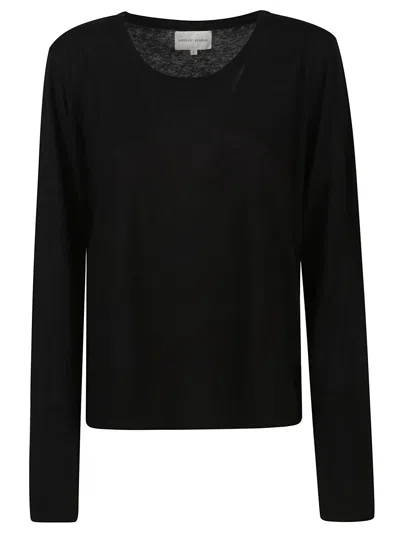 Loulou Studio Crew-neck Jumper In Black