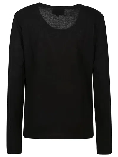 Loulou Studio Crew-neck Jumper In Black