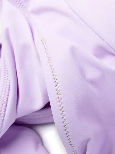 Reina Olga Light Purple Light Purple Exotica Wrap Bikini In Lilac