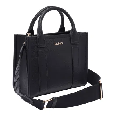 Shop Liu •jo Liu Jo Better Hand Bag Liu-jo In Black