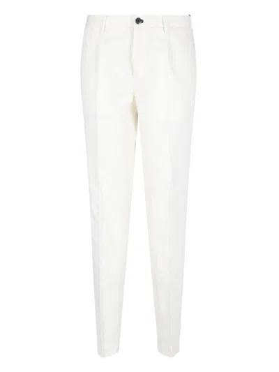 Incotex Slim Pants In White