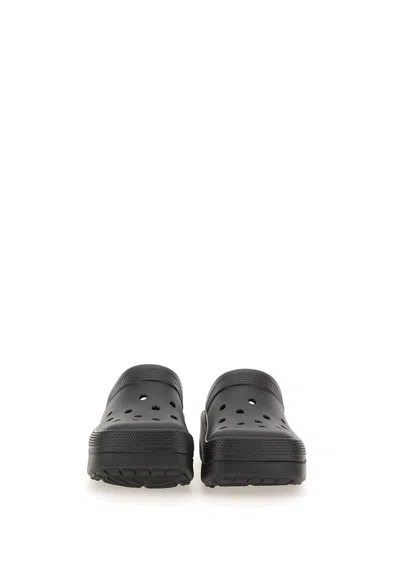 Crocs Blunt Toe Clogs In Blk Black