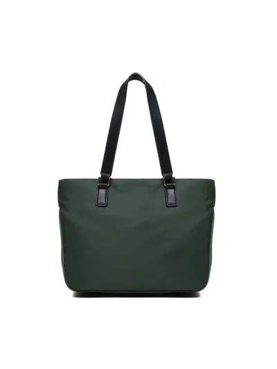 Shop Love Moschino Nylon Tote Bag In Green