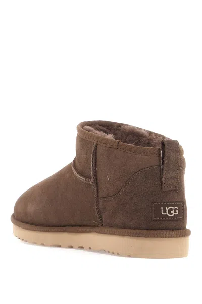 Ugg Classic Ultra Mini Hickory Boot In Brown
