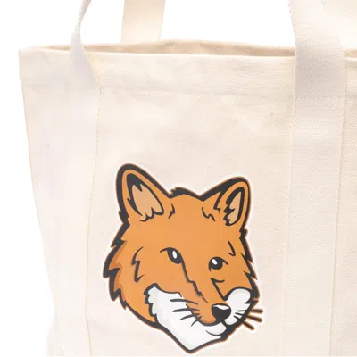 Maison Kitsuné Chillax Fox Cotton Tote Bag
