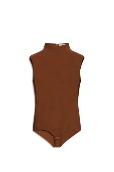 Shop Sportmax Cristin Body In Bronze