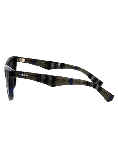 Shop Burberry Sunglasses In Lichen Check