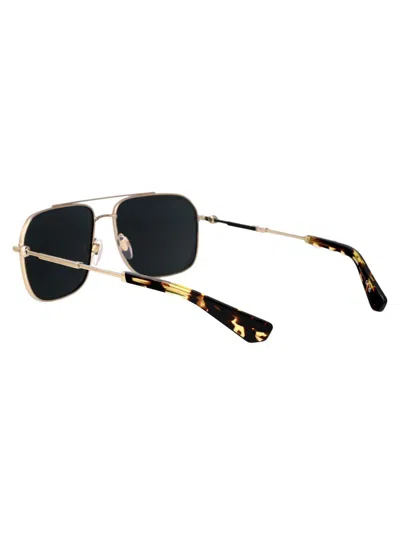 Shop Burberry Sunglasses In Light Gold