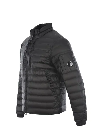 C.p. Company Dd Shell Goggle Down-filled Jacket In Black