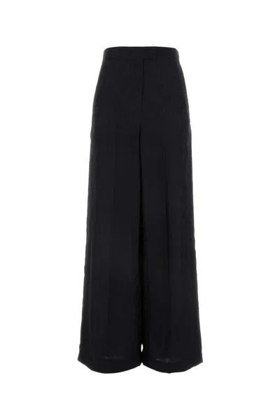 Shop Fendi Pants In Black