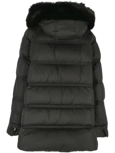 Shop Peuterey Takan Mqs Nylon Down Jacket In Black