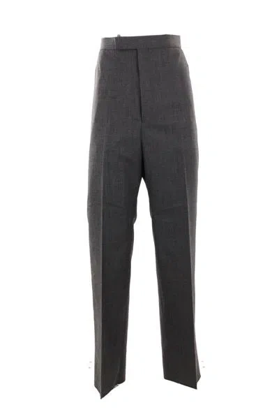 Shop Thom Browne Trousers In Grey