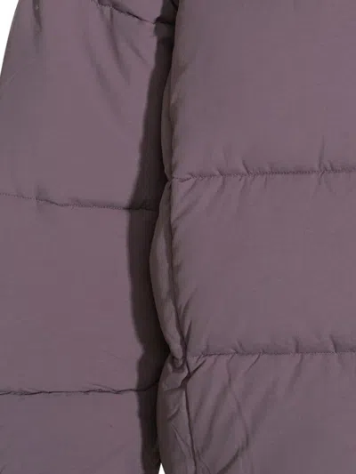Daily Paper Purple Nylon Down Jacket In Grey