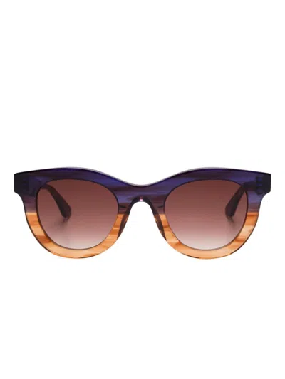 Shop Thierry Lasry Consistency Sunglasses In Brown