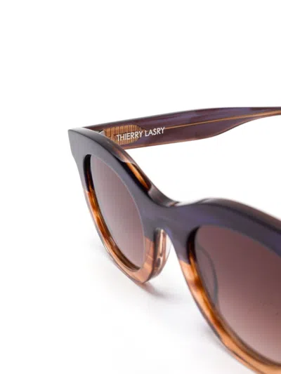 Thierry Lasry Consistency Sunglasses In Brown