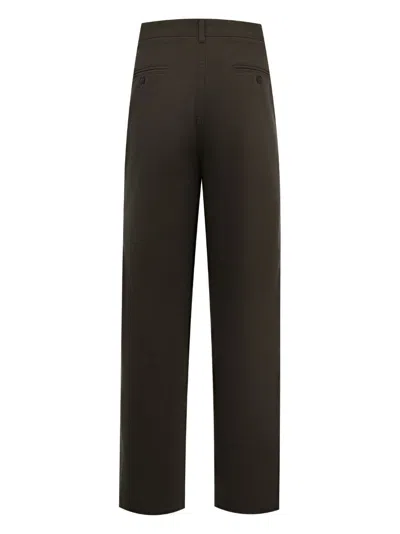 NOAH NY TWILL-WEAVE PLEATED TROUSERS 