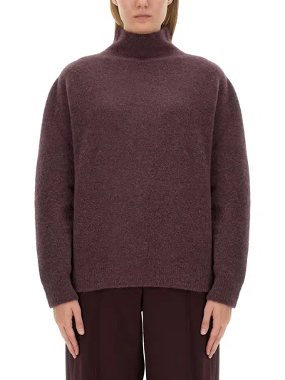 Alysi Turtleneck Shirt In Red