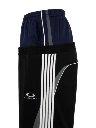 Balenciaga Stretch Tech Sweatpants In Black