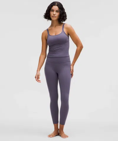 Lululemon Ebb To Street Scoop-neck Cropped Tank Top Light Support, B/c Cup