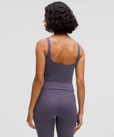 Lululemon Ebb To Street Scoop-neck Cropped Tank Top Light Support, B/c Cup