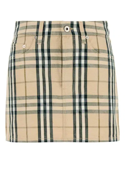 Burberry Check Denim M In Grainipcheck