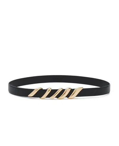 Lanvin Ceinture Melodie Ruban En Cuir Pour Femme In Black