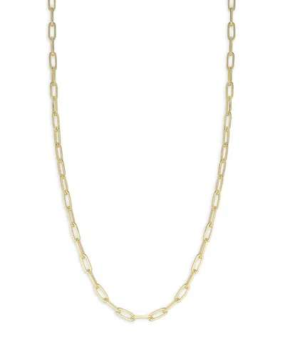 Milanesi And Co 18k Gold Plated Sterling Silver Paperclip Chain Necklace, 22 In Gold