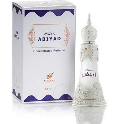 Afnan Unisex Musk Abiyad Perfume Oil 0.67 oz Fragrances 6290171001058