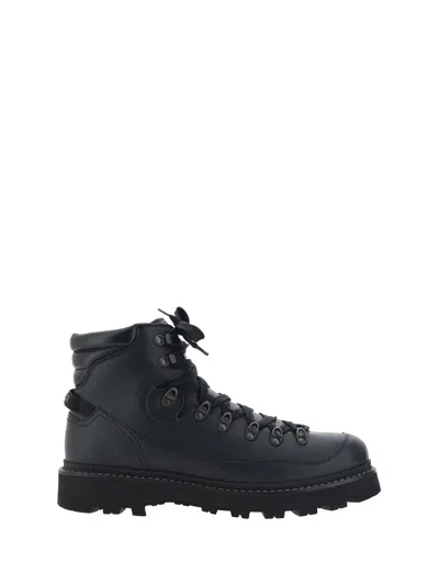 Shop Moncler Peka Trek Ankle Boots In 999