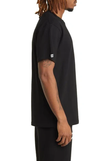 Icecream Call My Bluff Cotton Graphic T-shirt In Black