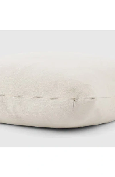 Ienjoy Home Stone Washed Cotton Throw Pillow In White