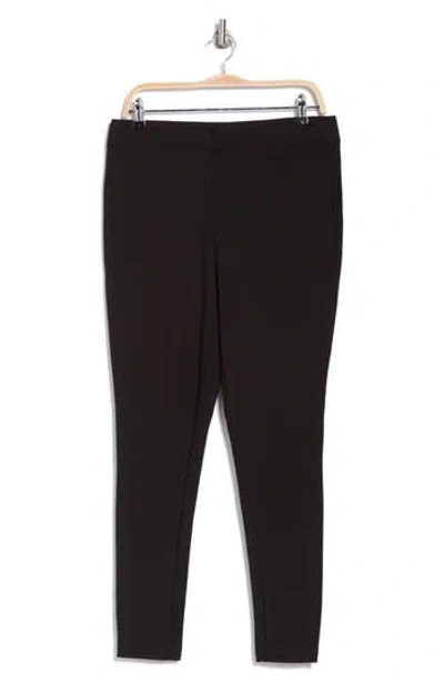 Max Studio Ponte Leggings In Black