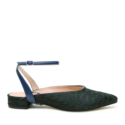 Alterre Women's Groovy Green Marilyn Point Slide In Green