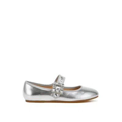 Rag & Co Women's Upstage Brooch Mary Jane Sandals In Silver In Silver