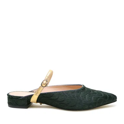 Alterre Women's Groovy Green Twiggy Point Slide In Green