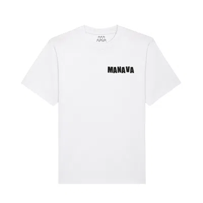 Manava Men's Start A Movement T-shirt - White In White
