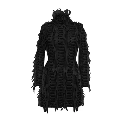 Sarah Regensburger Women's Black Swan Dress In Black
